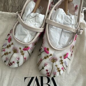 Zara kids flat shoes